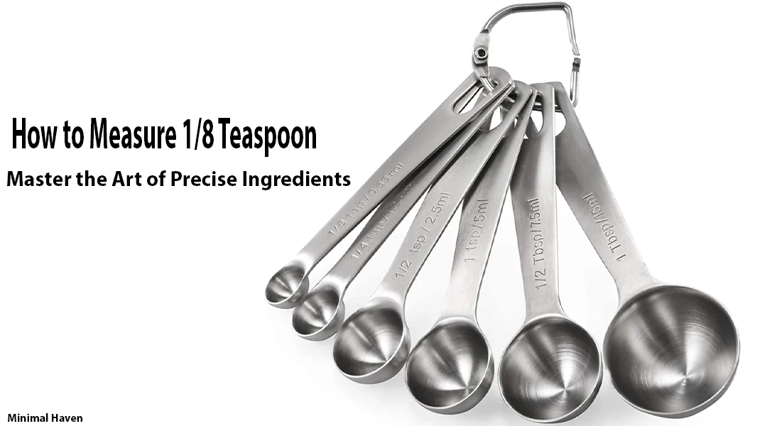 how to measure 1/8 teaspoon