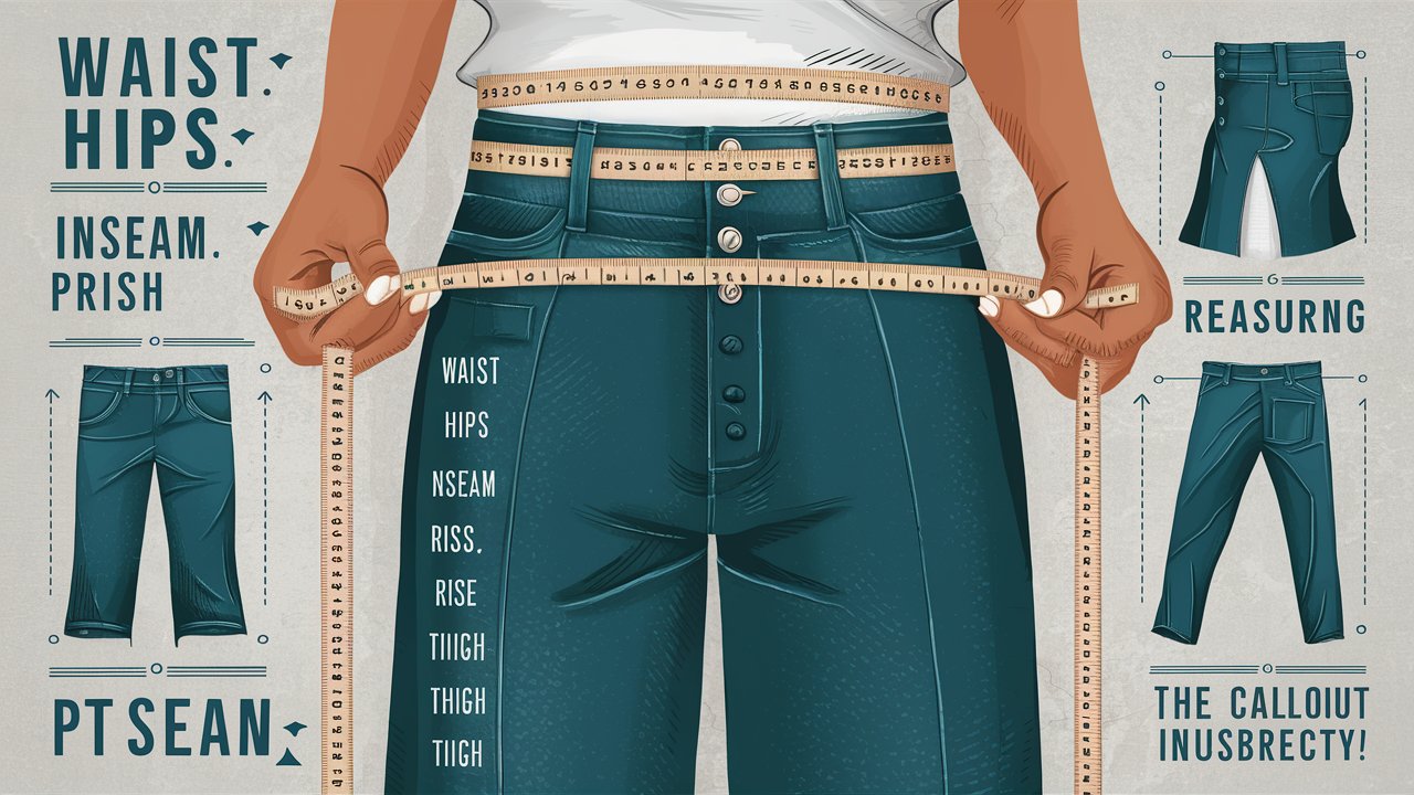 pants measurements size chart